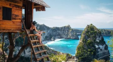 Foto Nusa Penida Obyek Wisata Destinasi Rumah Pohon Tree House Nusa Penida East Nusa Penida Timur