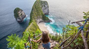 Foto Nusa Penida Obyek Wisata Destinasi di Kelingking Beach Nusa Penida