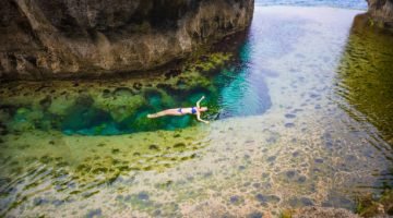 Foto Obyek Wisata Destinasi Angels Billabong Nusa Penida Barat